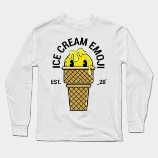 Ice cream emoji T-shirt Long Sleeve T-Shirt